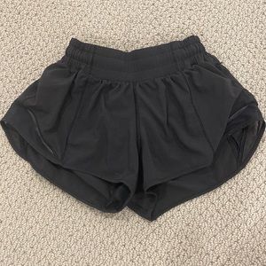 Black Hotty Hot Lululemon shorts